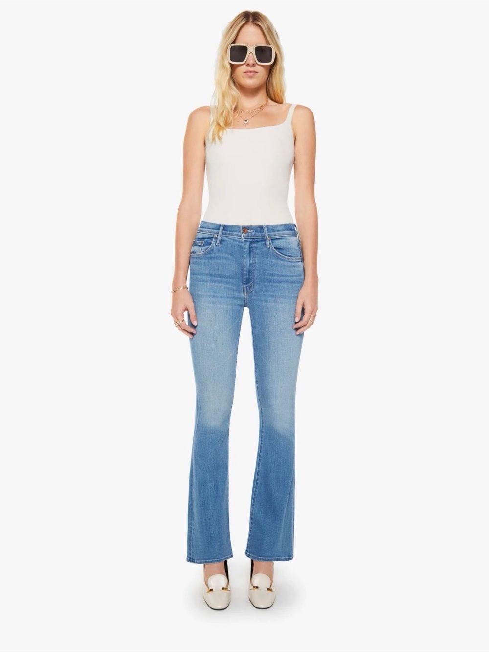 MOTHER Mid Wash The Weekender Layover Jeans | Size 30